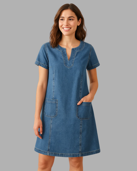 Mathea | Myk Denim Kjole