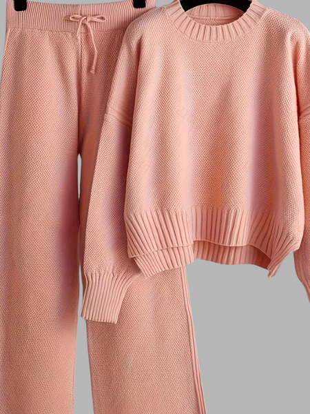 Åsta | Elegant Strikket To-delt Sett