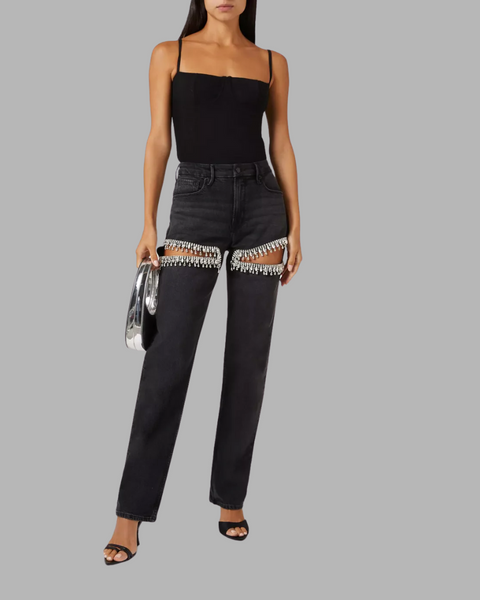 Thale | Krystall Splitt Jeans