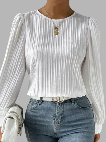 Anette | Chic Satengbluse