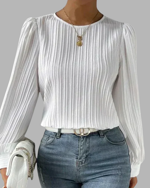 Anette | Chic Satengbluse