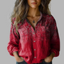 Nanna | Retro Blomstertrykk Bluse