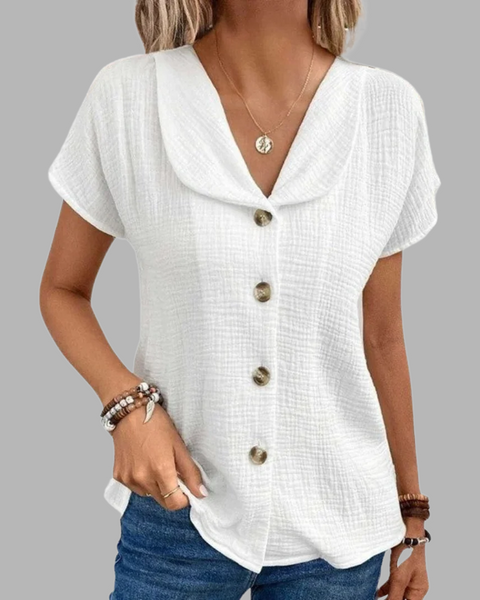 Lilian | Chic Bluse for Varmt Vær