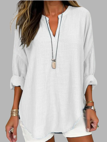 Moa | Chic V-hals Bluse