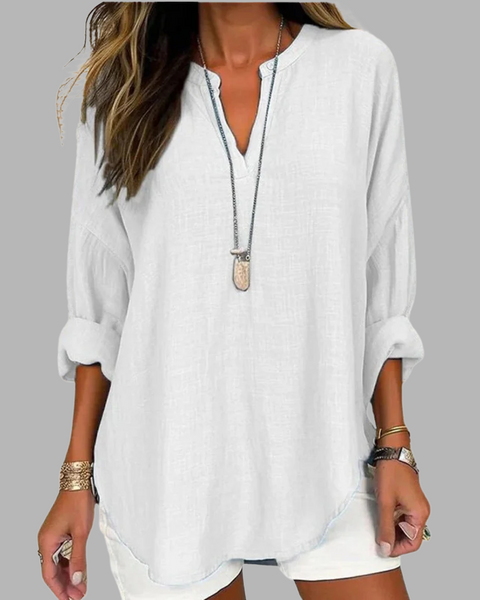Moa | Chic V-hals Bluse