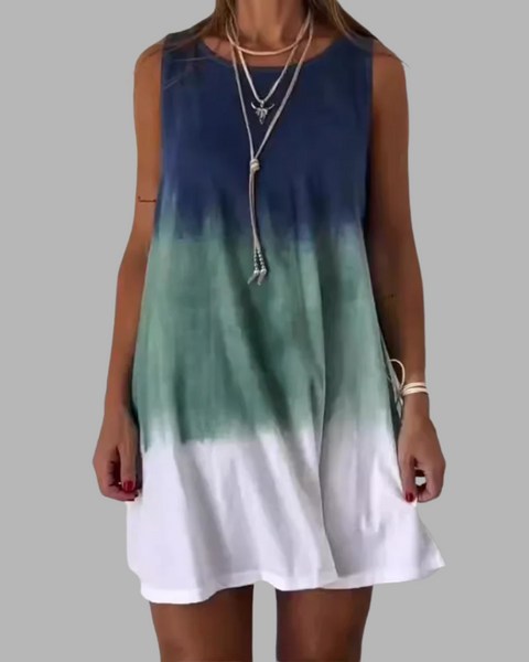 Sanja | Tie-dye print mini kjole