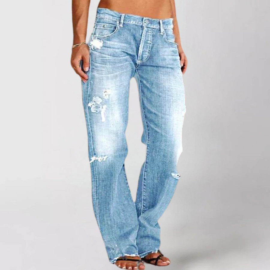 Elina | Løse Denim Jeans for Kvinner