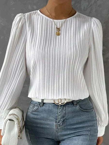 Anette | Chic Satengbluse