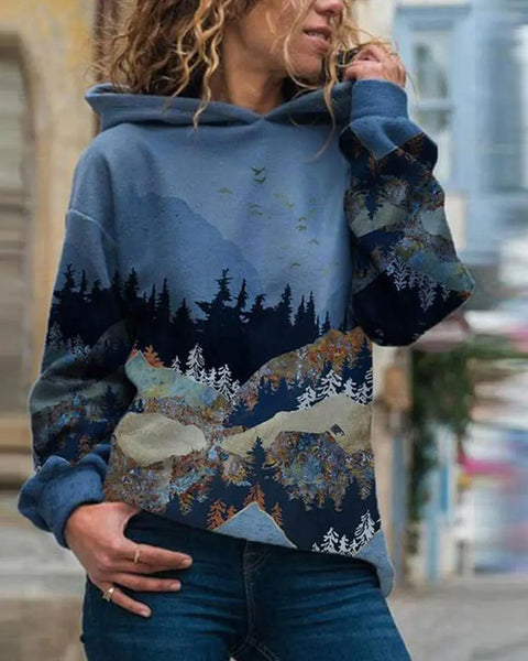 Olaug | Vintage oversized hettegenser for fjellet