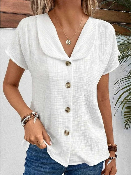 Lilian | Chic Bluse for Varmt Vær