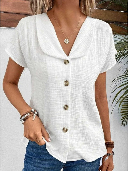 Lilian | Chic Bluse for Varmt Vær