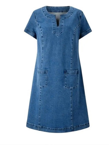 Mathea | Myk Denim Kjole