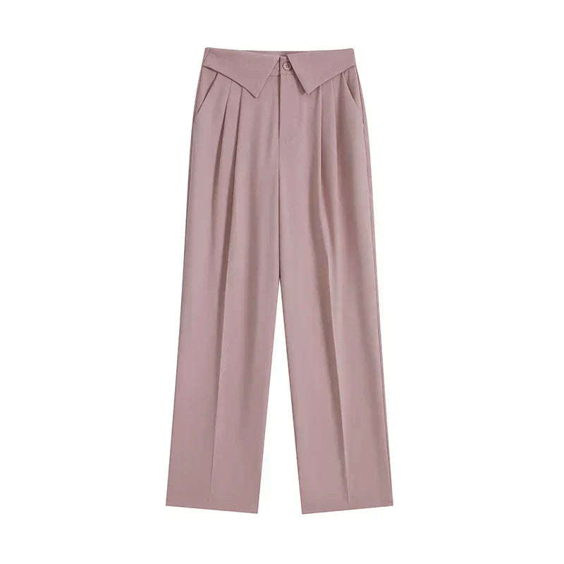 Alva | Strukturert Eleganse Flared Bukser