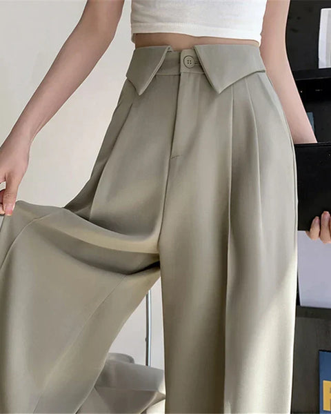 Alva | Strukturert Eleganse Flared Bukser