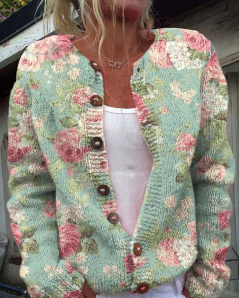 Merryn | Elegant vest med blomsterprint