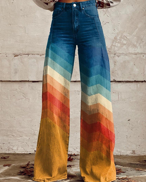 Léa | Retro Zigzag Bukser