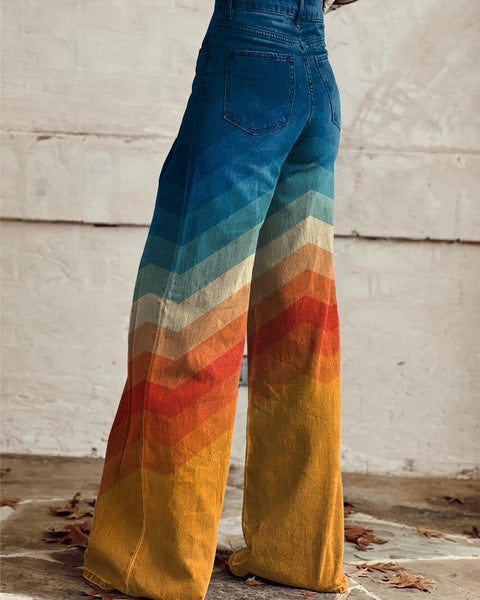 Léa | Retro Zigzag Bukser