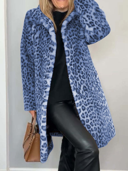 Estrid | Leopardmønstret Kåpe
