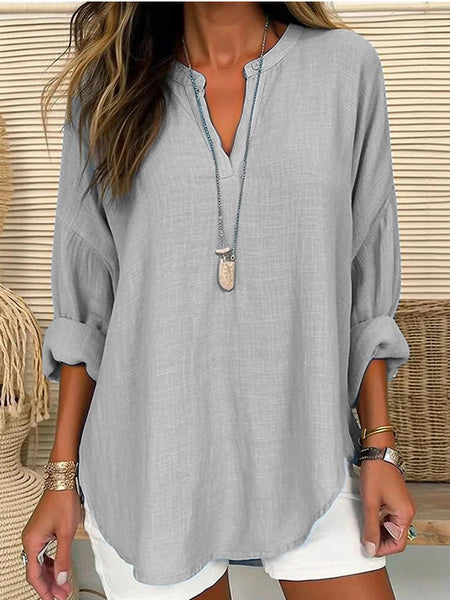 Moa | Chic V-hals Bluse