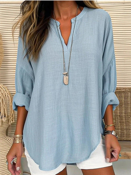 Moa | Chic V-hals Bluse