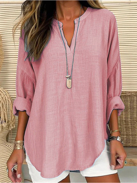 Moa | Chic V-hals Bluse