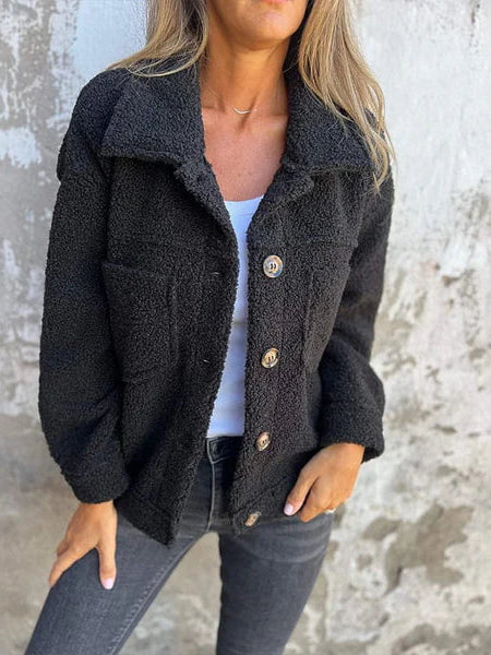 Lisbeth | Kort Ull Blazer med Klipper