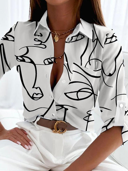 Eldbjørg | Elegant Bluse med Krage