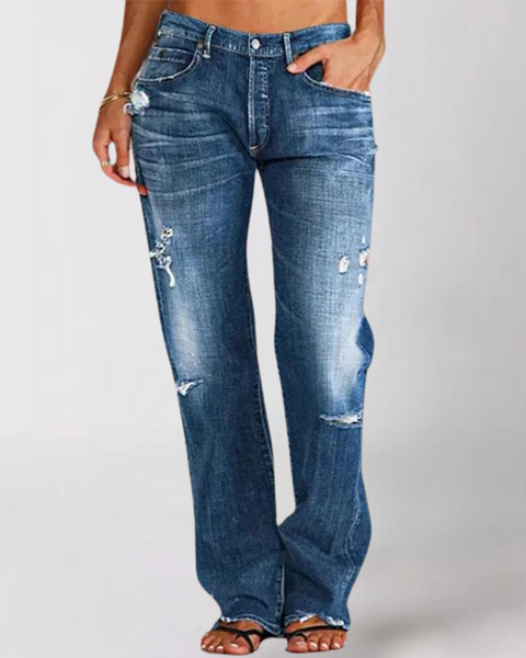Elina | Løse Denim Jeans for Kvinner