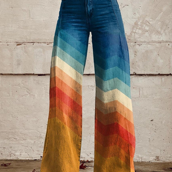 Léa | Retro Zigzag Bukser