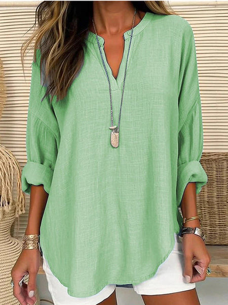 Moa | Chic V-hals Bluse